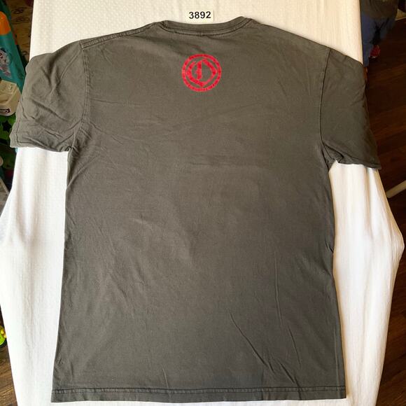 Oradd Women T-shirt size M Short Sleeve California Republic Map Gray - Picture 7 of 7